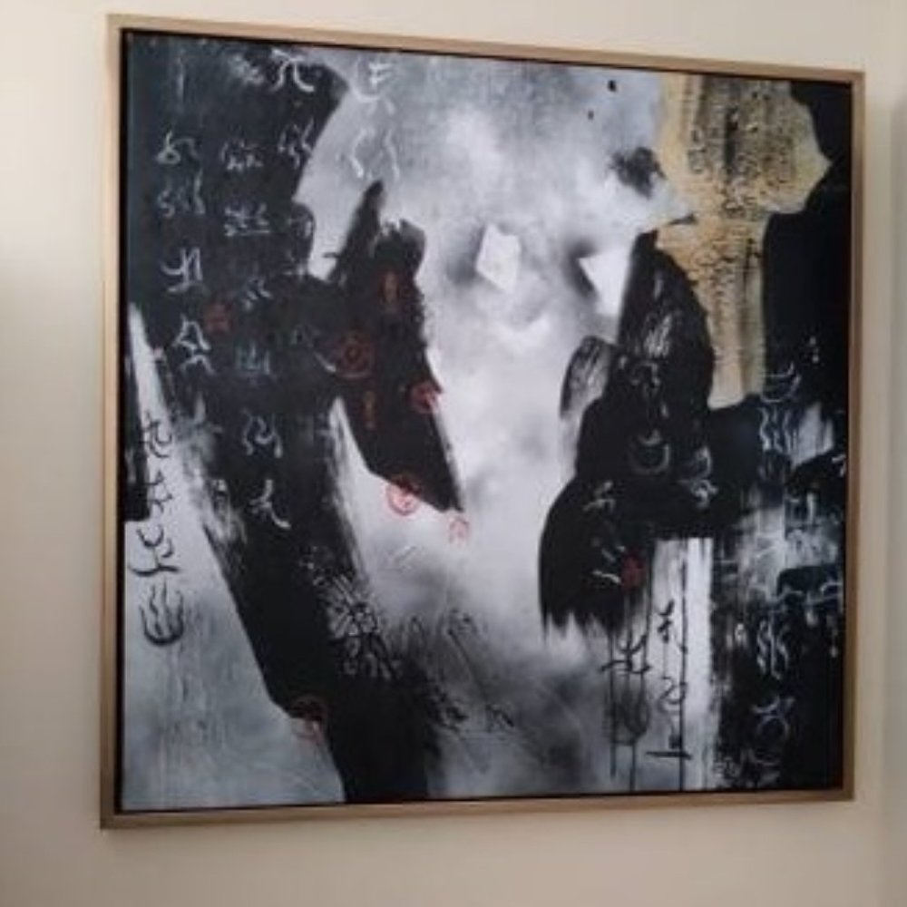 Hand drawing Oil painting on canvas  "Genesis"